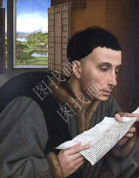 A Man Reading (Saint Ivo?)